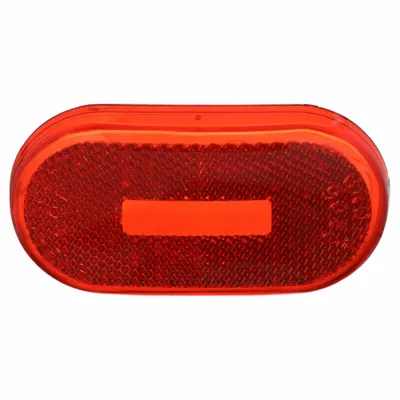 GROTE Replacement Lens: Oval, Tail Light, 2 in Ht - Vehicle Lighting - Oval Replacement Lenses