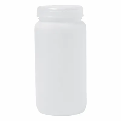 OEM Reagent Bottle: HDPE - HDPE Wide Mouth Round Lab Bottles