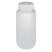 GLOBE SCIENTIFIC Sampling Bottle: Polypropylene, 500 mL, 16.9 fl oz, Closure Included, Natural (MPN 7000500)