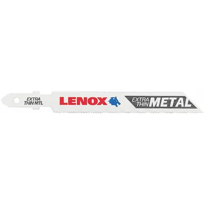 LENOX Jigsaw Blade: 32, 3 5/8 in Blade Lg, Bi-Metal, Bi-Metal, T Shank, Ferrous Metals/Steel - Metal-Cutting Blades