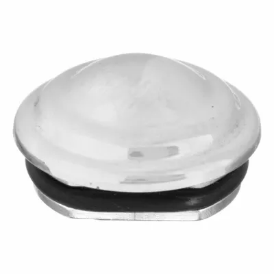 AMERICAN STANDARD Index Button: Metal, Chrome, No Index Index - Faucet Handle Caps