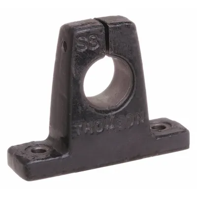 THOMSON Shaft Support Block: SB, For 1/2 in Shaft Dia, Painted Malleable Iron - Support Blocks for Linear Shafting