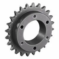 TSUBAKI Sprocket: For 40 Chain, 24 Teeth, 3.831 in Pitch Dia, 4.1 in Outside Dia, Steel (MPN 40SH24)