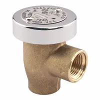 WATTS Anti-Siphon Vacuum Breaker: FNPT x FNPT, 1/4 in Pipe Size, For Water Media, Brass, Female, NPT (MPN LF288A-1/4")