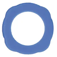 Pack of five cup gaskets for DeVilbiss paint spray guns, compatible with model FLG-671. Used to replace worn or leaking gaskets on the spray gun cup, ensuring a proper seal during operation