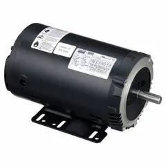 This Dayton 3-phase AC motor features a C-face with rigid base mounting and an open drip-proof enclosure. Rated 3/4 hp at 1,160 RPM, it operates on 230/460V AC with full load currents of 2.52/1.26 A. Suitable for general-purpose industrial equipment such as pumps, fans, conveyors, and machine tools in clean, dry environments.
