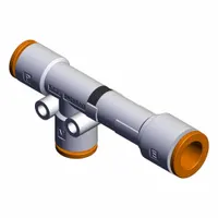 SMC Vacuum Ejector: 52 lpm, 1/4 in RC Female, 1/4 in RC Female, 0.6 MPa Max Supply Pressure, ZH, 1.0 (MPN ZH10DSA-07-07-09N)