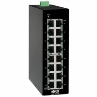 TRIPP LITE Ethernet Switch: Unmanaged, DIN Rail, 16 Ports, RJ45, 10/100/1000 Mbps (MPN NGI-U16)