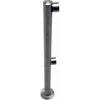 TENSABARRIER Rigid Barrier End Post: Rigid Barrier End Post, 36 in Overall Ht - End Posts for Modular Rigid Barriers