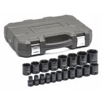 GEARWRENCH Socket Set: 3/8 in Drive Size, 3/8 in to 1 1/2 in Socket Size Range, Manganese Phosphate (MPN 84932N)