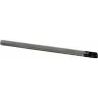 This indexable boring bar features a positive rake geometry and left-hand orientation, designed for internal turning operations. It is used for precision boring, finishing, and contouring in metalworking applications. The bar accepts indexable inserts for efficient material removal