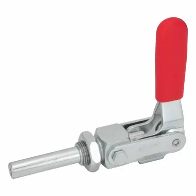 JW WINCO Push-Pull Toggle Clamp: Through-Hole Base Mounting, Std Counter-Clockwise Handle - Standard Straight-Line Toggle Clamps