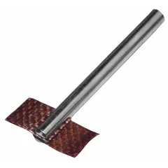 This 5-pack of rotary flap peen assemblies features tungsten carbide abrasive material. Each assembly measures 1 inch in width by 2 inches in length. Designed for surface finishing and peening applications, these tools are used in metalworking and industrial maintenance for deburring, coating removal, and surface preparation.