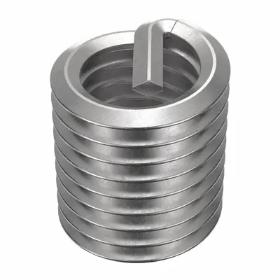 HELI-COIL Helical Insert: Tanged Tang Style, Free-Running, 1/2"-13 Thread Size, Plain - Free-Running Tanged Helical Inserts