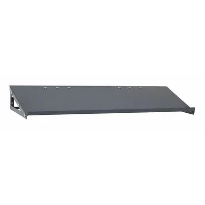 QUANTUM STORAGE SYSTEMS Slanted Shelf: 36 in x 18 in, 75 lb Load Capacity per Shelf, Steel - Louvered Panel Shelves
