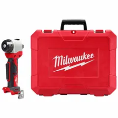 Bare-tool wire and cable stripper for THHN/XHHW copper and aluminum cable up to 750 kcmil max. Operates without bushings. Powered by M18 battery system (battery and charger sold separately). Suitable for stripping tasks in electrical installations.