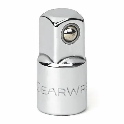 GEARWRENCH Socket Adapter: 1/2 in Output Drive Size, Square, 1 in Overall Lg - 3/8" Drive Hand Socket Adapters