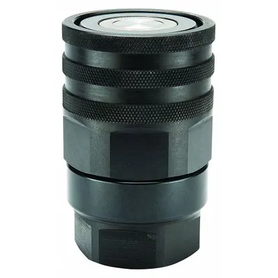 PARKER Hydraulic Quick Connect Hose Coupling: 3/4 in Coupling Size, Steel - Parker FET Series Hydraulic Quick-Connect Coupling Bodies