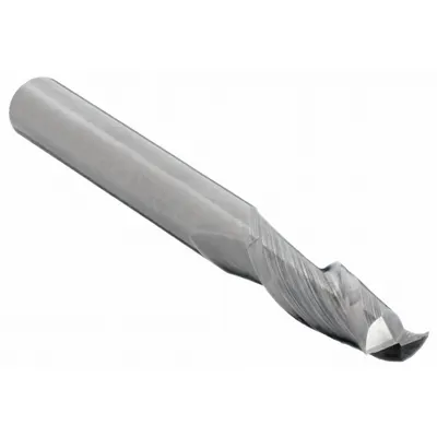 CLEVELAND Square End Mill: Carbide, 2 Flute, 3/16" Mill Dia, 3/4" LOC, 2-1/2" OAL (MPN C61020) - Carbide Square End Mills for Aluminum
