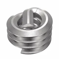 Free-running tanged helical insert for repairing or reinforcing #4-40 inch threads. Made from 18-8 stainless steel with dry film lubricant, tensile strength 200,000 to 250,000 psi. Suitable for general thread restoration in metal components. Pack of 100.