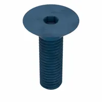 Socket Flat Head Screw: M10x1.50 Thread Size, 35 mm Lg, Flat, Blue Phosphate, Alloy Steel, 10 PK (MPN UST184692)