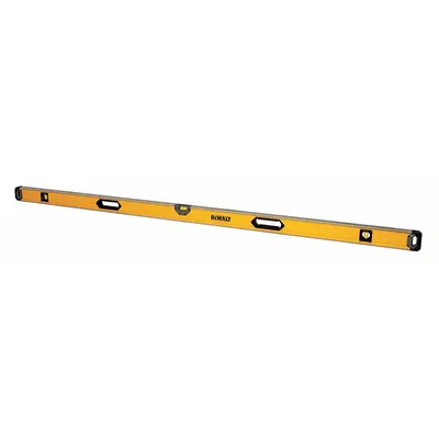DEWALT Box Level: Level & Plumb, Box, 78 in Overall Lg, Top & Side Read - Magnetic Box Levels