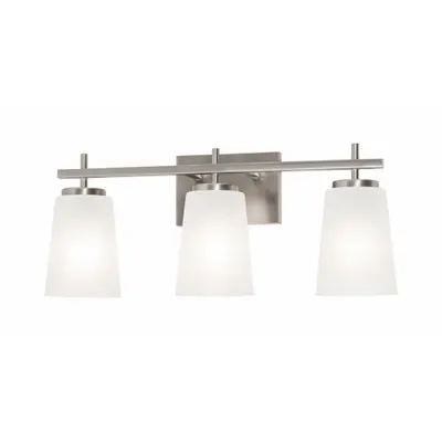 AFX INC. Joanna 22" Vanity Light, Satin Nickel - Joanna Vanity Lights