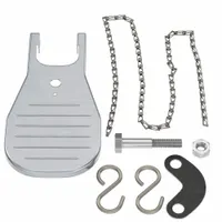 BRADLEY Foot Treadle: S45-1314SS, Compatible with Bradley, Stainless Steel, Silver