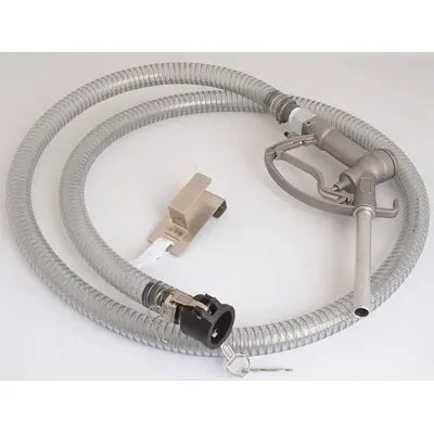 ACTION PUMP Discharge Hose Kit: 1 in FNPT, 1 in Male Camlock, 8 ft Hose Lg - Drum Pump Discharge Hose Kits