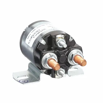 WHITE-RODGERS Power Solenoid: 100 A Current Rating, 12 V DC Coil Volt, SPST-NO, 4 Terminals - DC Power Solenoids