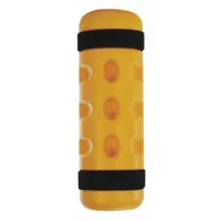 RACK SENTRY Pallet Rack Guard: Strap-On, On Upright, 3 in x 6 in x 18 in, Polymer, Yellow (MPN RSC-75-END)