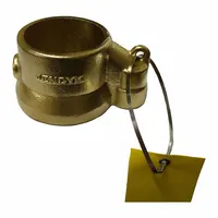 JENDYK King Pin Lock: Gold, Powder Coated, (2) Keys/Lock/Tie Strap/Yellow Flag, King Pin Lock