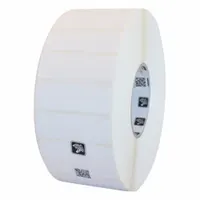 ZEBRA Barcode Printer Labels: 3 in Label Wd, 1 in Label Ht, White, 3 in Core Dia., Smooth Coated (MPN 10022945)