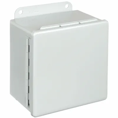 HOFFMAN Enclosure: Steel, 6 in x 6 in x 4 in, NEMA 12/13, Solid Cover, Hinged - Steel Dust-Tight Enclosures
