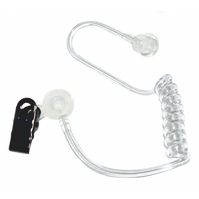 MOTOROLA Surveillance Kit: Fits Motorola, For XPR 6000/XPR 7000 Series, Earbud, Clear - Motorola-Compatible Earpieces & Headsets