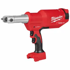 This M18 FORCE LOGIC bare-tool crimper features a dieless head that accepts copper cable from 8 AWG to 600 kcmil (750 MCM copper). It delivers 6 tons of force for installing lugs and connectors in electrical construction and maintenance. ONE-KEY technology enables tool tracking and management.