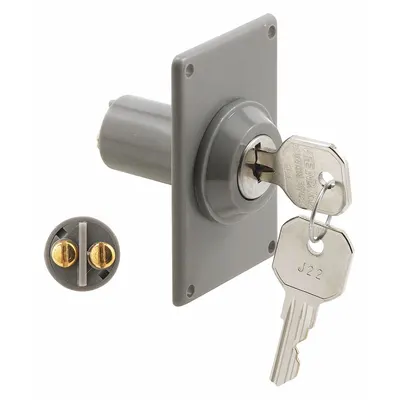 PRIME-LINE Keyswitch: Open-Close-Stop, Single Pole, Outdoor - Keyed Garage Door Opener Stations