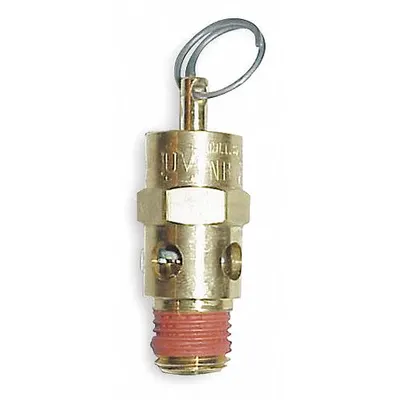 CONTROL DEVICES Air Safety Valve: Soft Seat, 1/8 in (M)NPT Inlet (In.) - Soft Seat Pneumatic Safety Valves