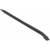 Pry Bar: Point End, 36 in Overall Lg, T No, Straight End Angle, ASME B107.52