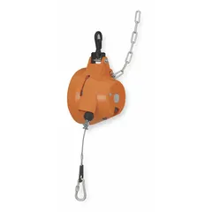 This heavy-use tool balancer suspends tools up to 22 lb to reduce operator fatigue and improve ergonomics. It features a swiveling nylon design with a 6.6 ft cable length, allowing free tool movement while keeping the work area organized. Suitable for assembly lines, manufacturing plants, and maintenance workshops.