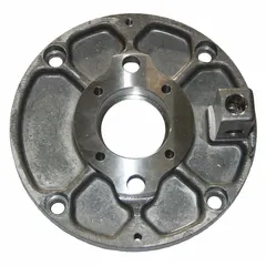 This gear plate is a replacement component for hoists, designed to transfer torque and motion within the gear train. It supports lifting operations in industrial environments such as warehouses and factories.