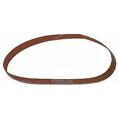 Ceramic abrasive belt for cool-cutting on all metals. P120 grit on YF weight polyester backing reduces heat buildup. Suitable for heavy stock removal and finishing in metal fabrication and maintenance. 5-pack.