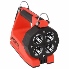 This rechargeable safety-rated lantern delivers up to 1,750 lumens with a focused spot beam. It provides 5 hours of runtime at maximum brightness and includes a shoulder strap for hands-free carrying. Suitable for use in hazardous locations where flammable gases or vapors may be present.