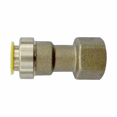 QUICKFITTING Removable Brass Push-to-Connect Tube Fitting - Removable Brass Push-to-Connect Tube Fittings