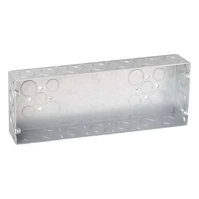 RACO Electrical Box: Steel, Steel - Multigang Rectangular Material & Nominal Size - Standard Electrical Boxes