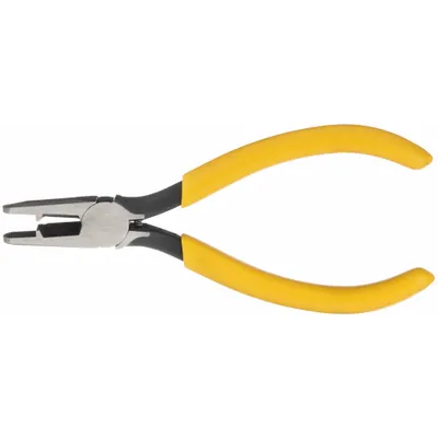 KLEIN TOOLS Dieless Crimper: UR/UY/UG, 5 43/50 in Overall Lg, Std Cushion Grip, Not Adj - Pliers-Style IDC Crimpers