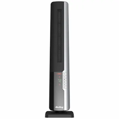 AIR KING Tower Heater: 1500W - Portable Pedestal & Tower Electric Office Heaters