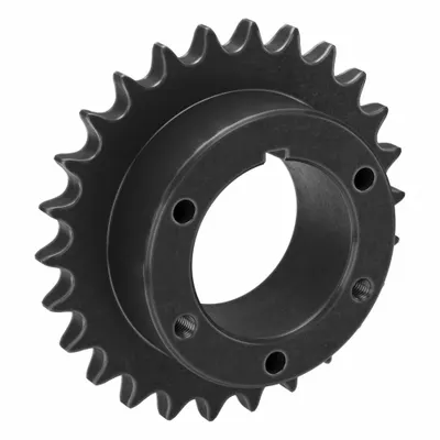 TSUBAKI Single Strand Sprocket: For 60 Chain, 26 Teeth, 6.222 in Pitch Dia - Size 60 Bushed-Bore Roller Chain Sprockets