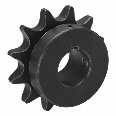 TRITAN Roller Chain Sprocket: 50, For 5/8 in Chain Pitch, 7/8 in Bore Dia, 12 Teeth - Size 50 Fixed-Bore Roller Chain Sprockets