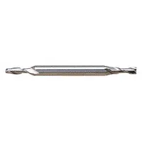 YG-1 Square End Mill: High Speed Steel, TiN Coated, Double End, 2 Flute, 1/8" Mill Dia, 3/8" LOC (MPN 50014HN)